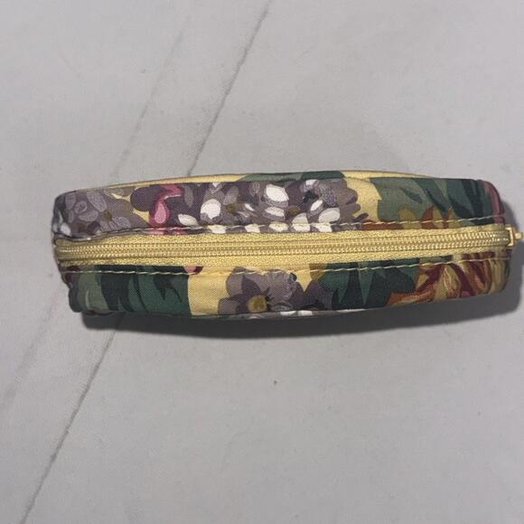 Vintage Lauren Ralph Lauren Yellow Floral CottageCore Mini Cosmetic Jewelry Case - Picture 13 of 13
